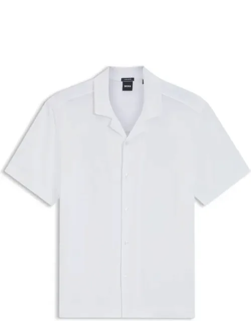 Regular-fit Shirt In Cotton And Linen, Summertime Essential