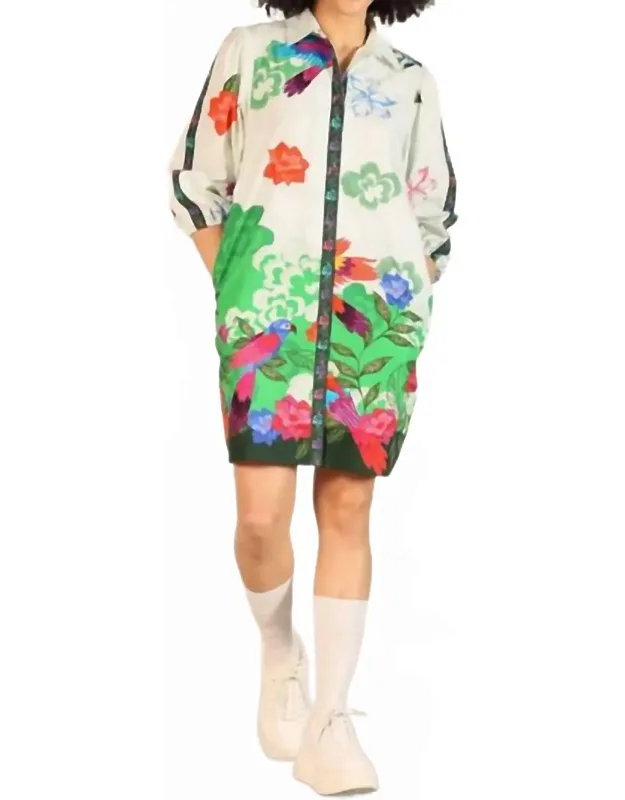 Poplin Mini Dress