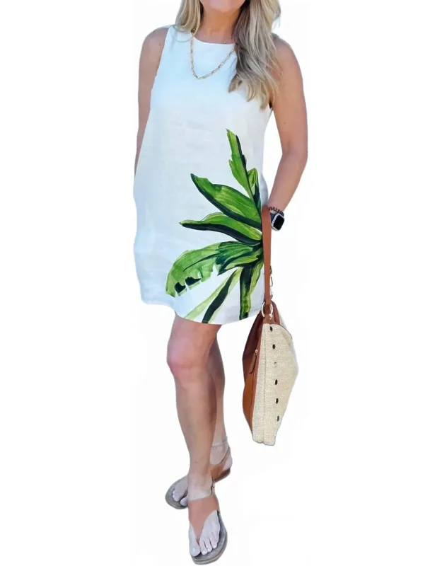 Linen Shift Dress