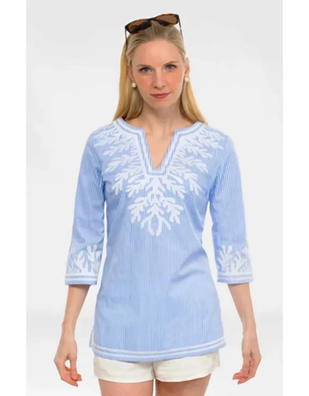 The Reef Pinstripe Tunic