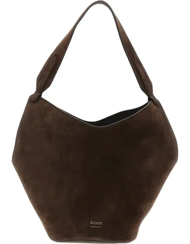 Mini Tote Bag With Scarf Effect And Jewel Closure