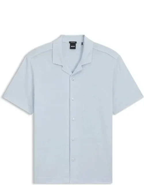 Regular-fit Shirt In Cotton And Linen, Summertime Essential