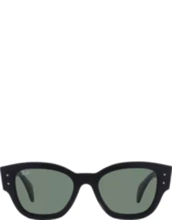 Jorge Green Square Sunglasses