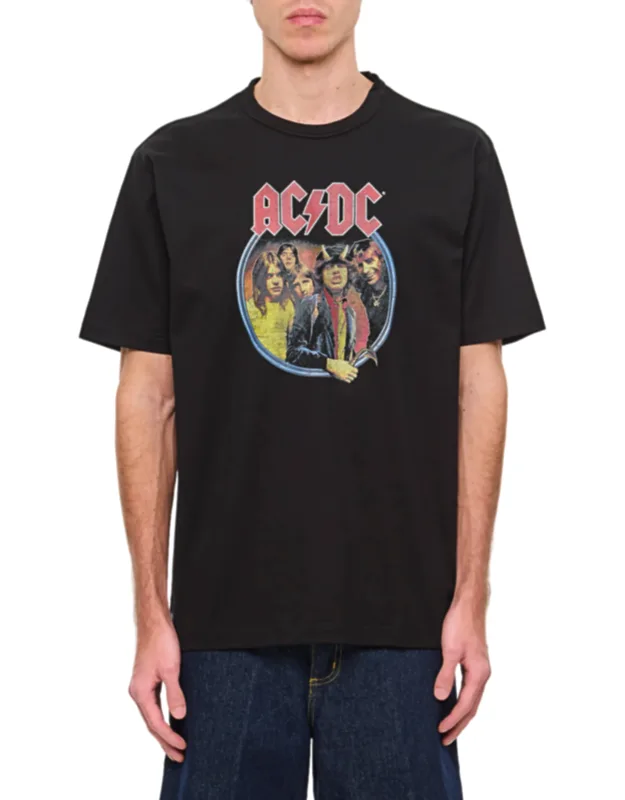 Crew-neck T-shirt With Band Graphic