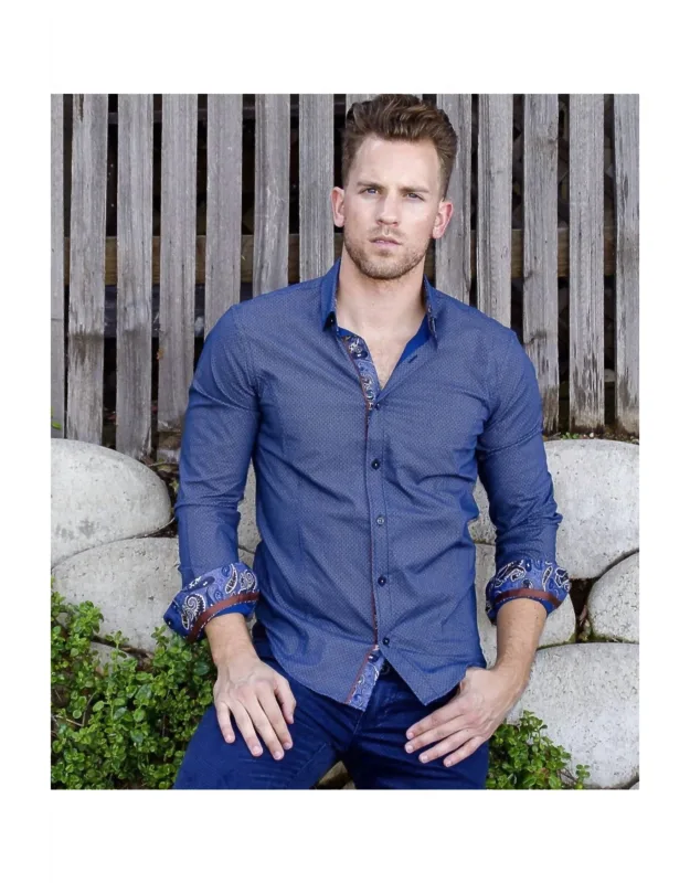 Button Down Shirt With Trim