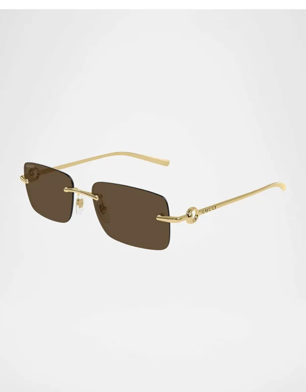 Rimless Rectangle Sunglasses