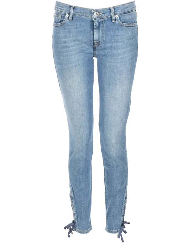 7 For All Mankind Jeans In Denim Made In Tunisia