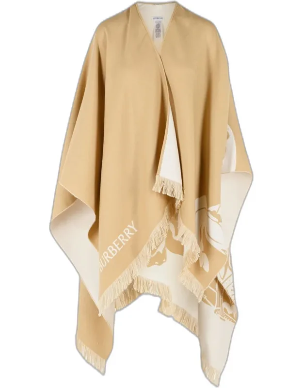 Wool And Silk Cape