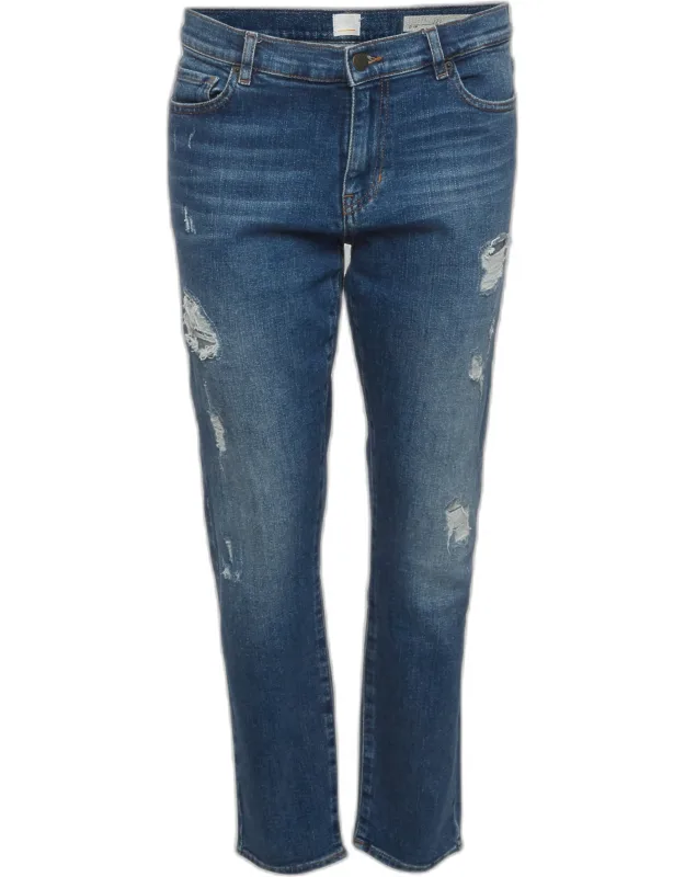 Distressed Denim Jeans