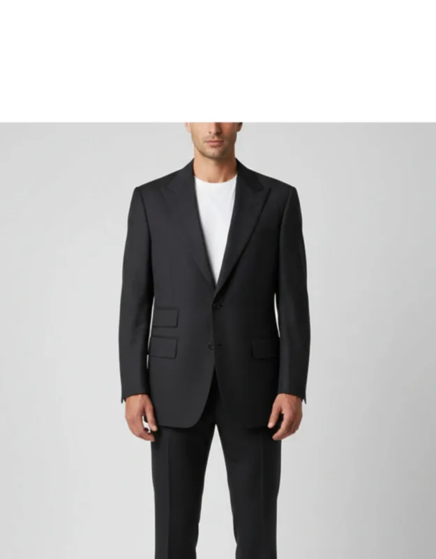 Pin Striped Wool Blazer
