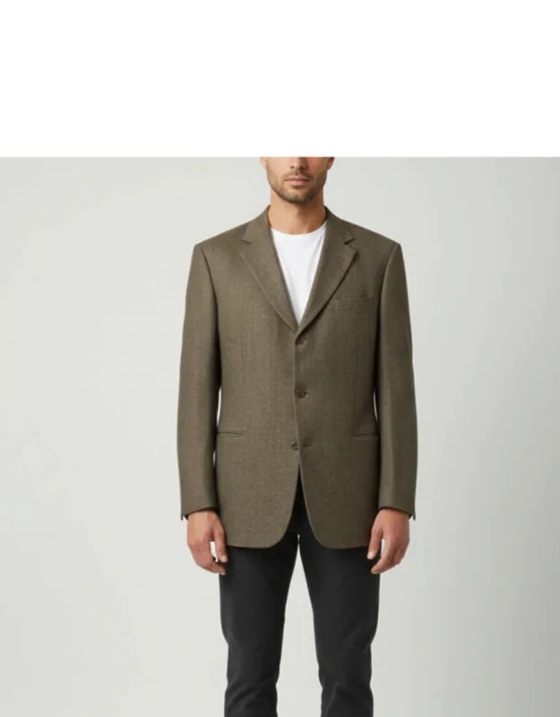 Wool Blend Einstein Blazer