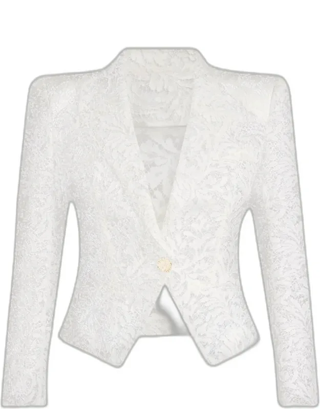 Floral Lace Blazer