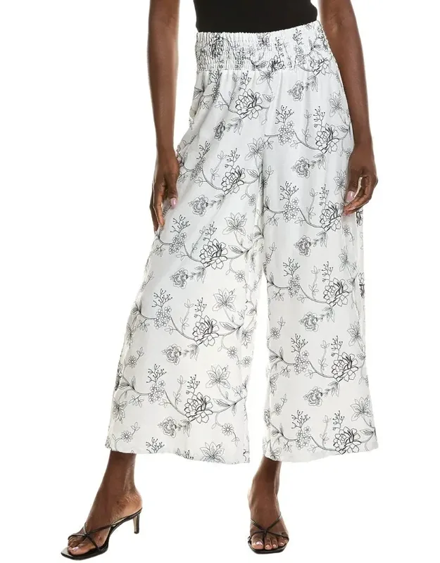 Cropped Wide Leg Pants