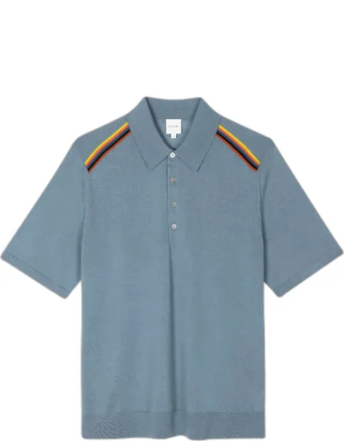 Wool 'artist Stripe' Polo Shirt