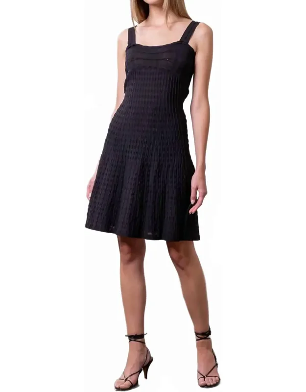 Sleeveless Knit Mini Dress