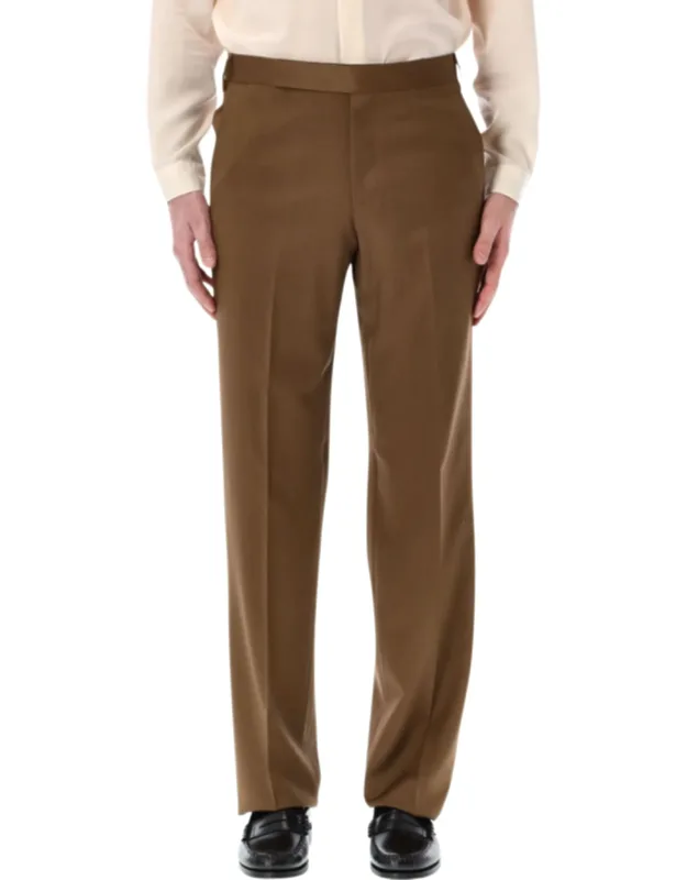 Crepe Gabardine Tailored Unfinished Pants