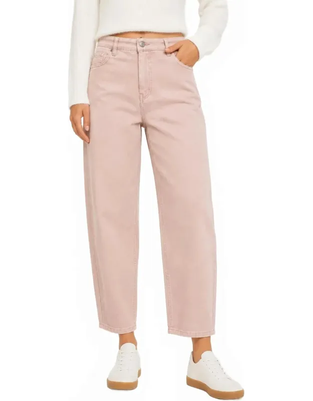 Ultra High Rise Slim Barrel Fit Jeans