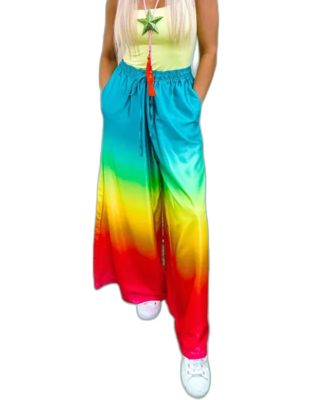 Gradient Wide-leg Pants