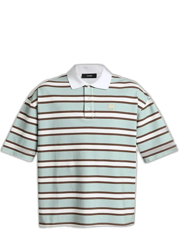 Cotton Multi-stripe Polo Shirt