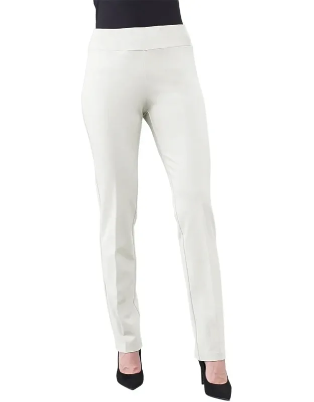 Solid Scuba Straight Pants
