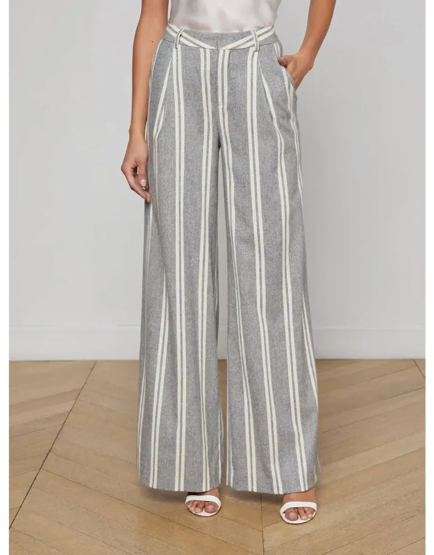 Pinstriped Trousers