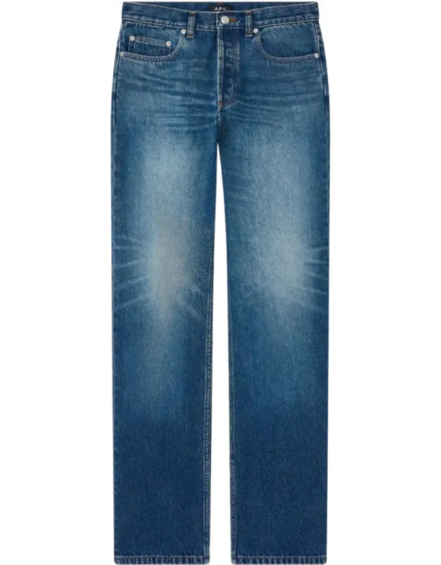 Straight-leg Denim Trousers