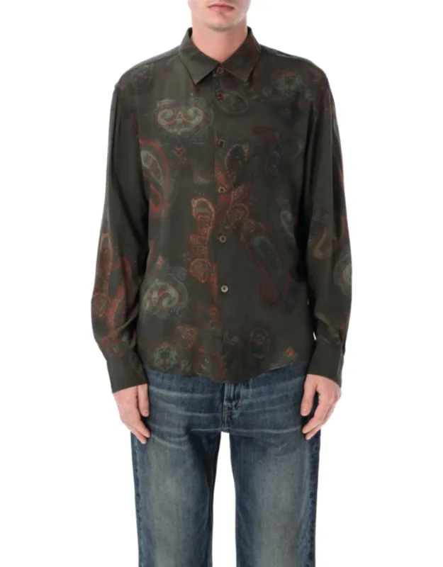 Paisley Print Rayon Shirt