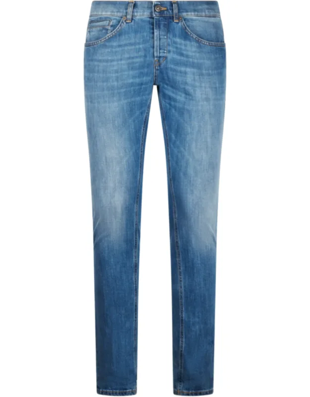 Tailored Five-pocket Denim Trousers