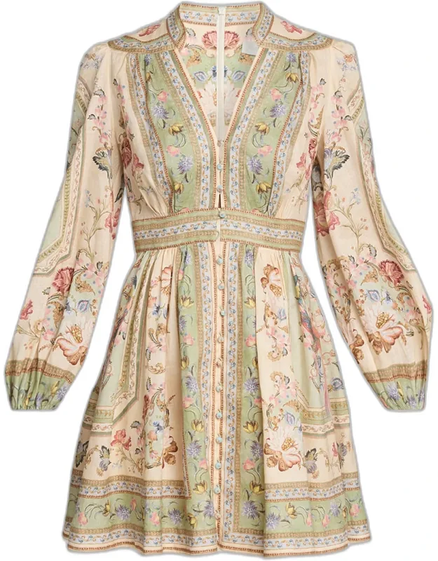 Plunge Mini Dress
