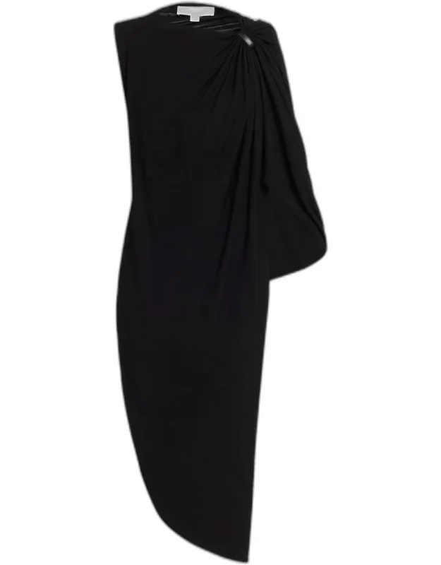 Asymmetric Midi Dress