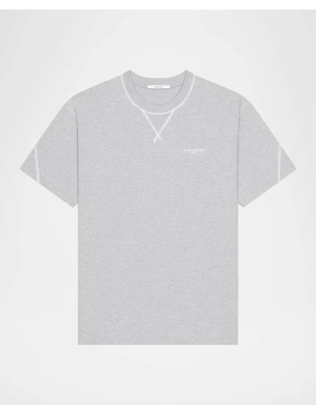 Couture Seam Cotton Crewneck T-shirt