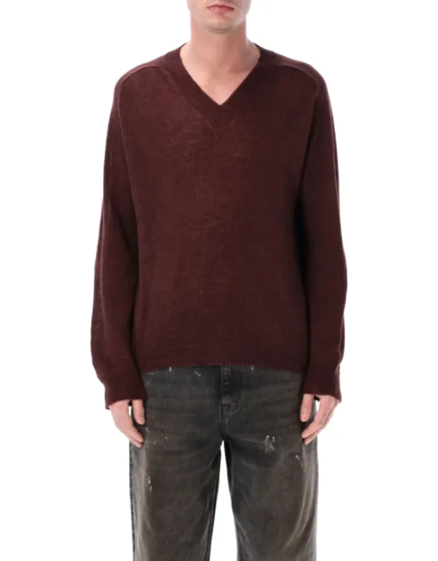 V Neck Knit Sweater