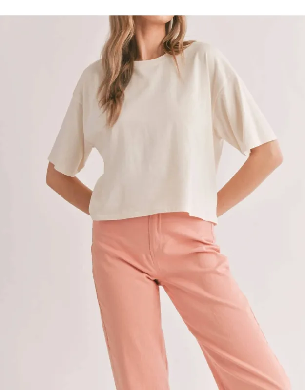 Boxy Crop Tee
