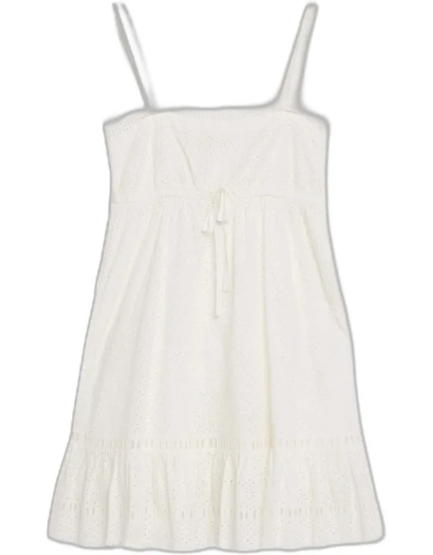 Cotton Eyelet Mini Dress