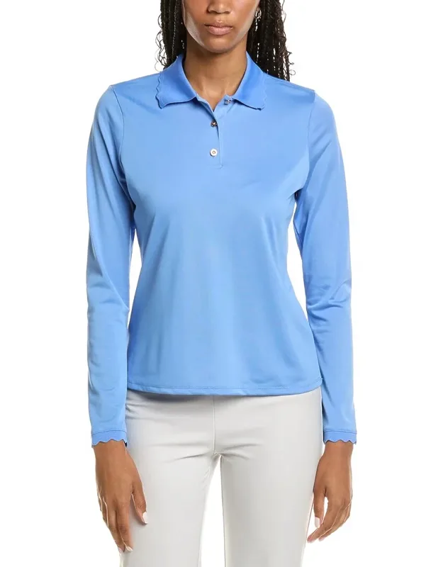 Scallop Pique Polo Shirt