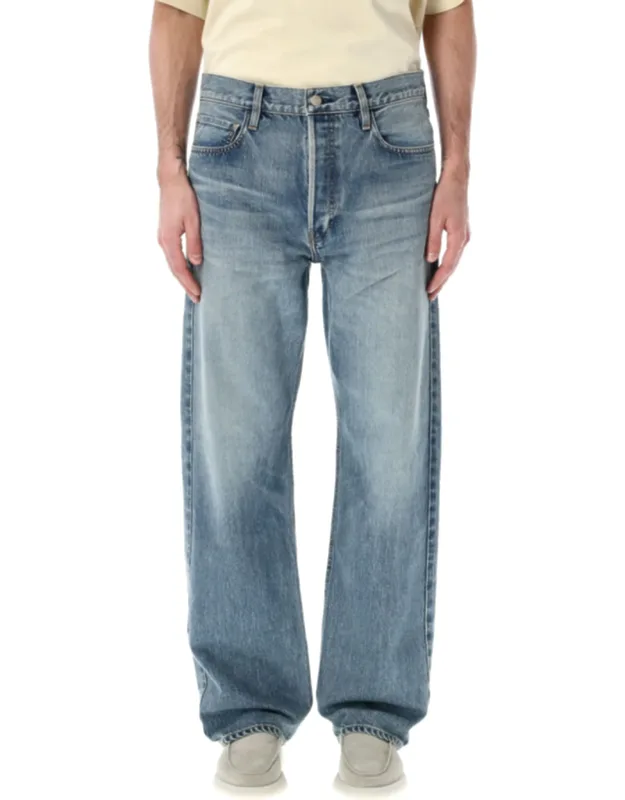 Straight 5 Pocket Vintage Indigo Jeans