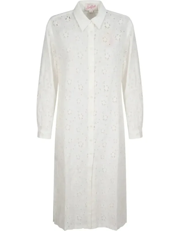 Knee-length Shirt Dress