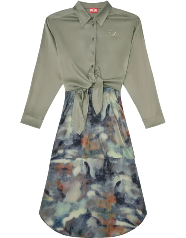 Shirt-style Midi Dress
