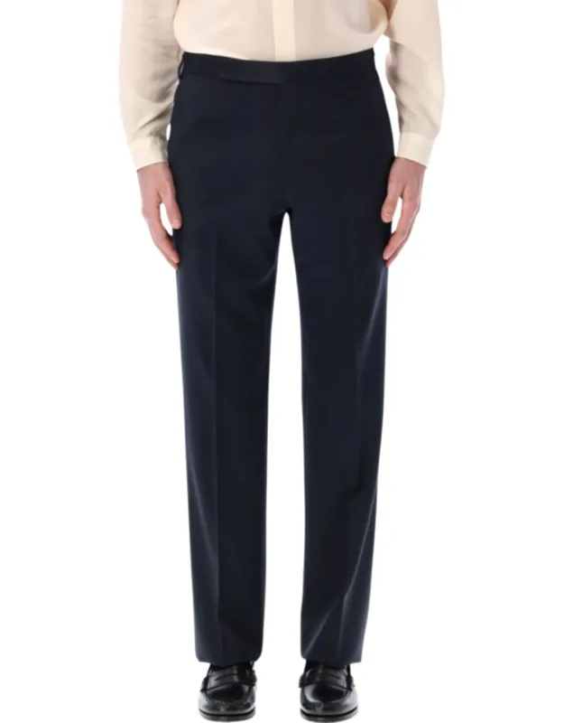 Crepe Gabardine Tailored Trousers