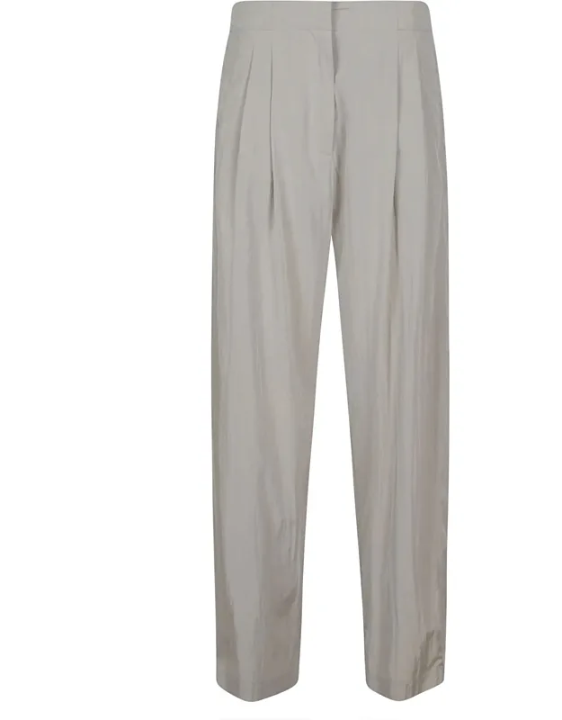 Iven Straight-leg Pleated Pants