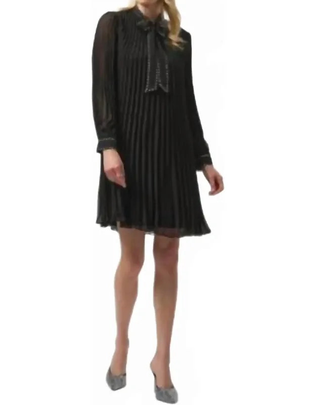 A-line Pleated Dress