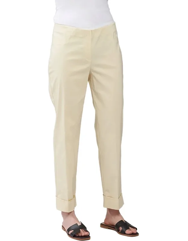 Solid Techno Skinny Pants