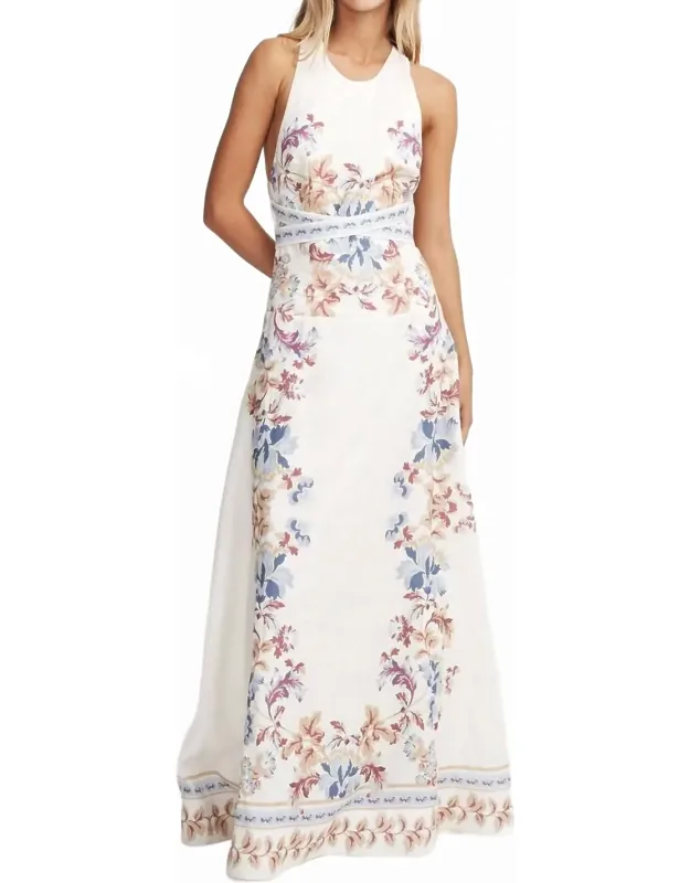 Alanis Linen Maxi Dress
