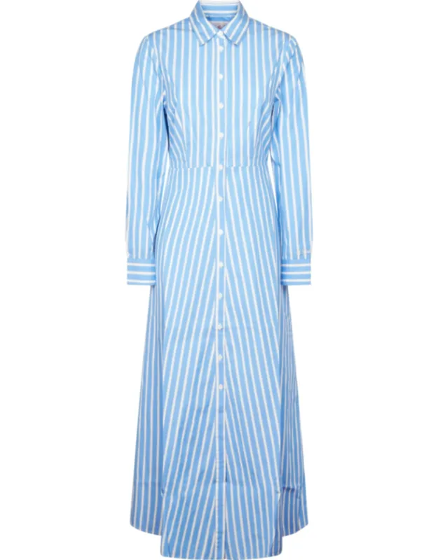 Vertical Stripe Long Dress