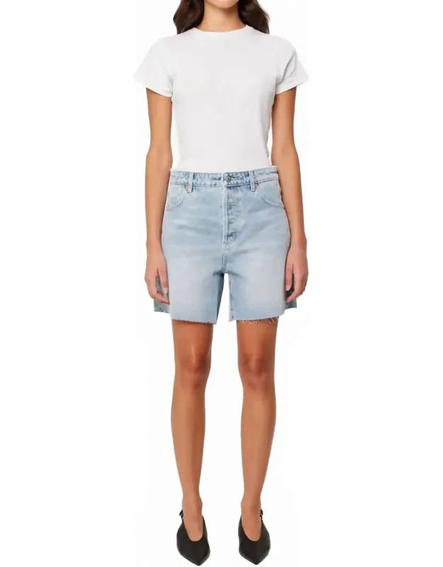 Relaxed Jean Shorts