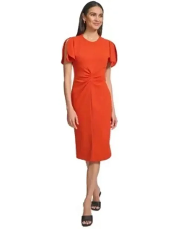 Scuba Crepe Sheath Dress