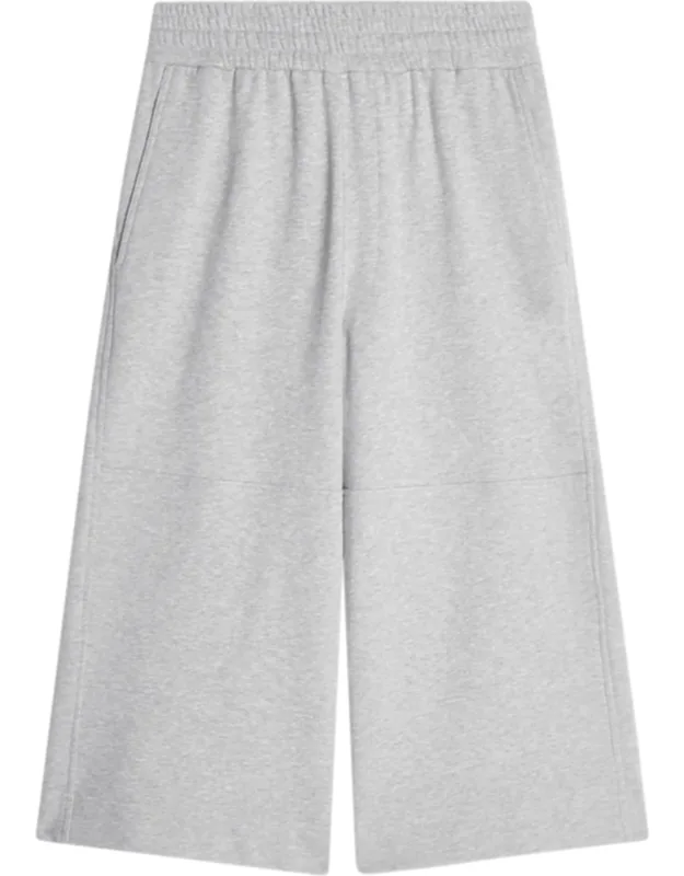 Cropped Wide-leg Trousers