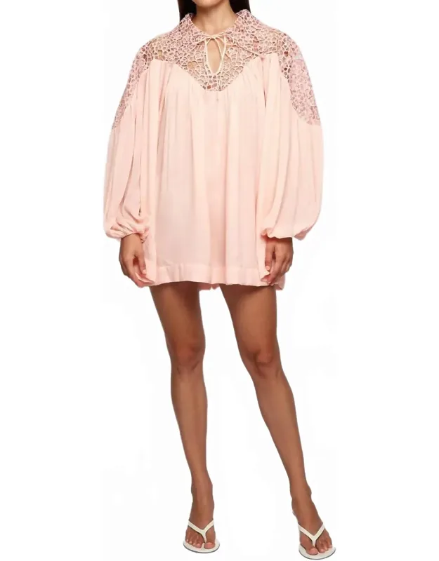 Babydoll Mini Shirt Dress