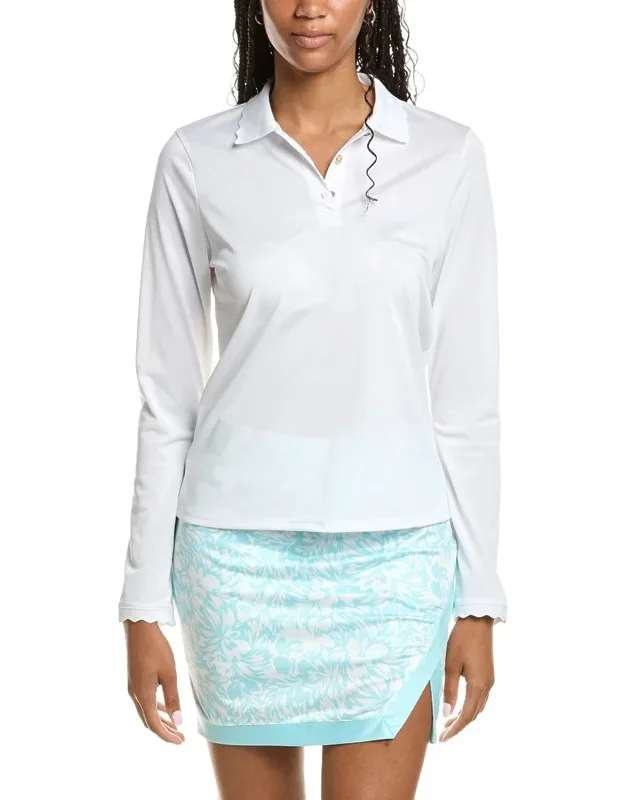 Scallop Pique Polo Shirt
