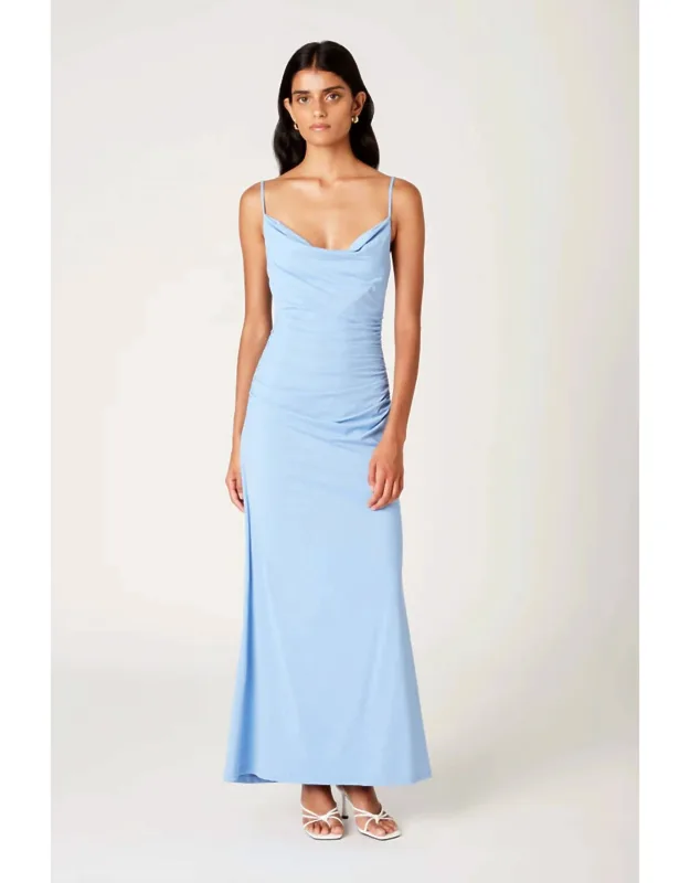 Cowl Neck Maxi Dress